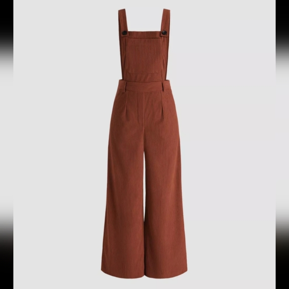 Cider Pants & Jumpsuits Red Corduroy Jumpsuit Poshmark